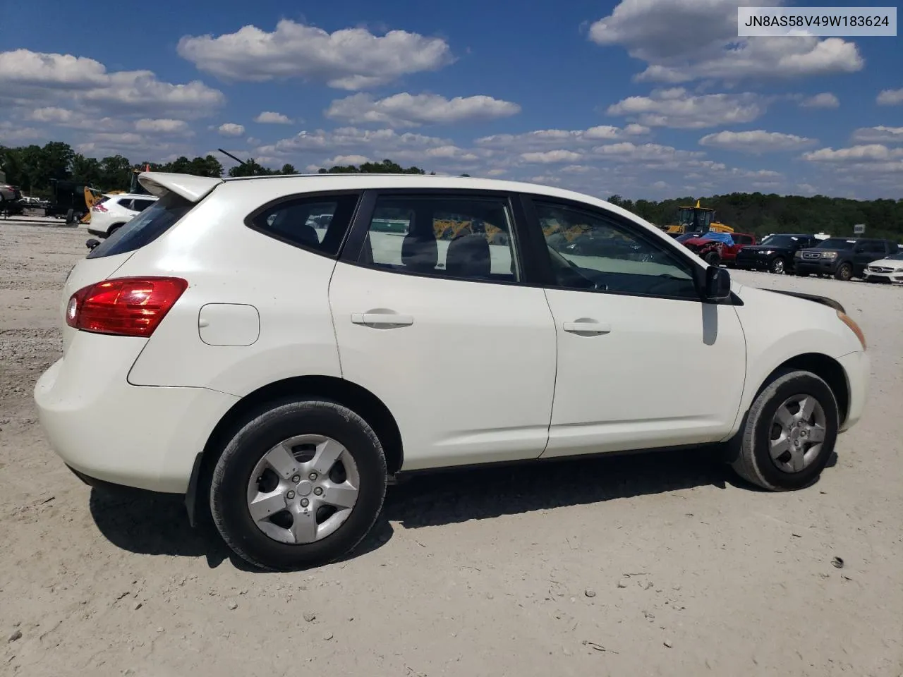 2009 Nissan Rogue S VIN: JN8AS58V49W183624 Lot: 70701384