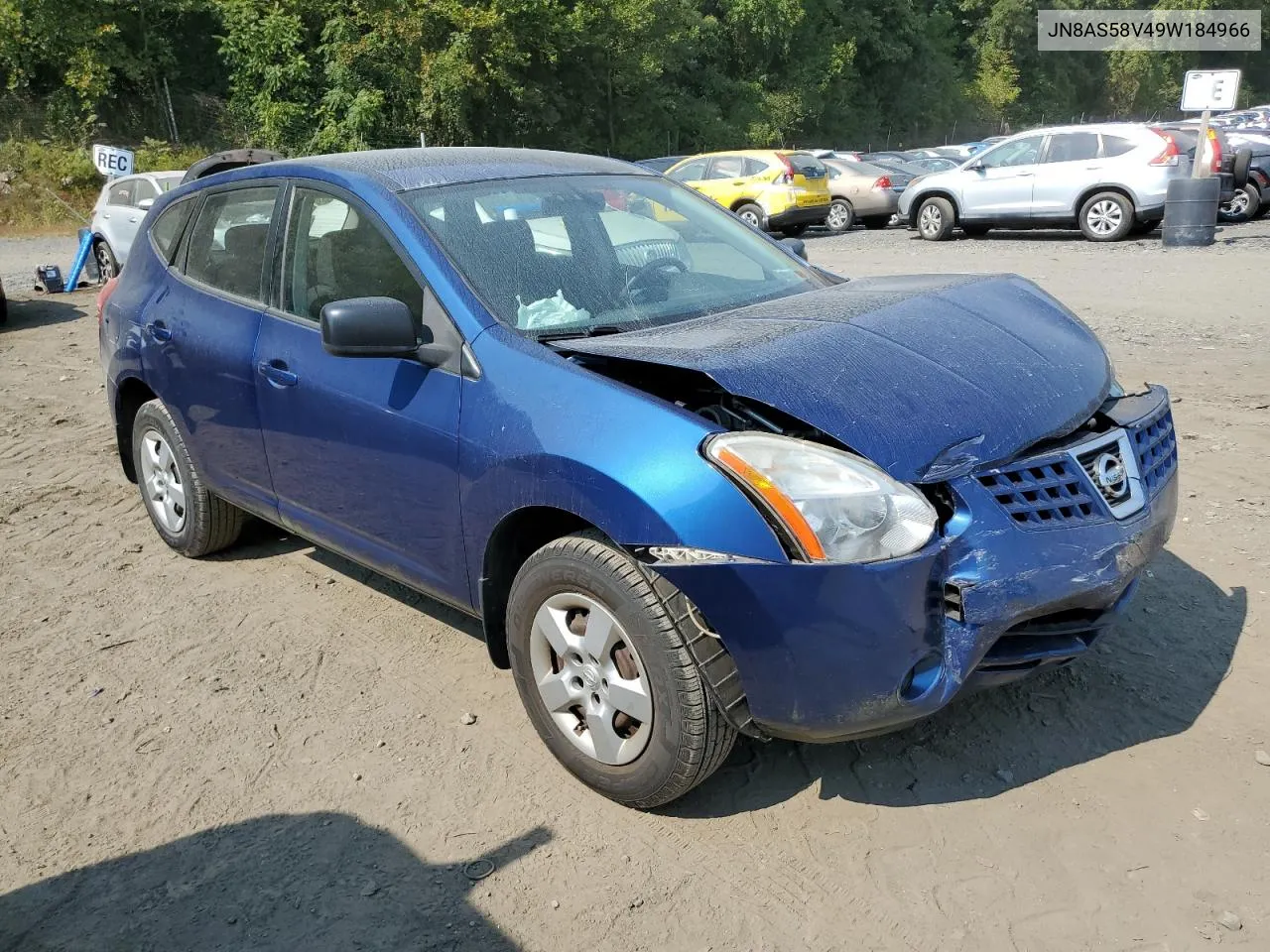 2009 Nissan Rogue S VIN: JN8AS58V49W184966 Lot: 71275004