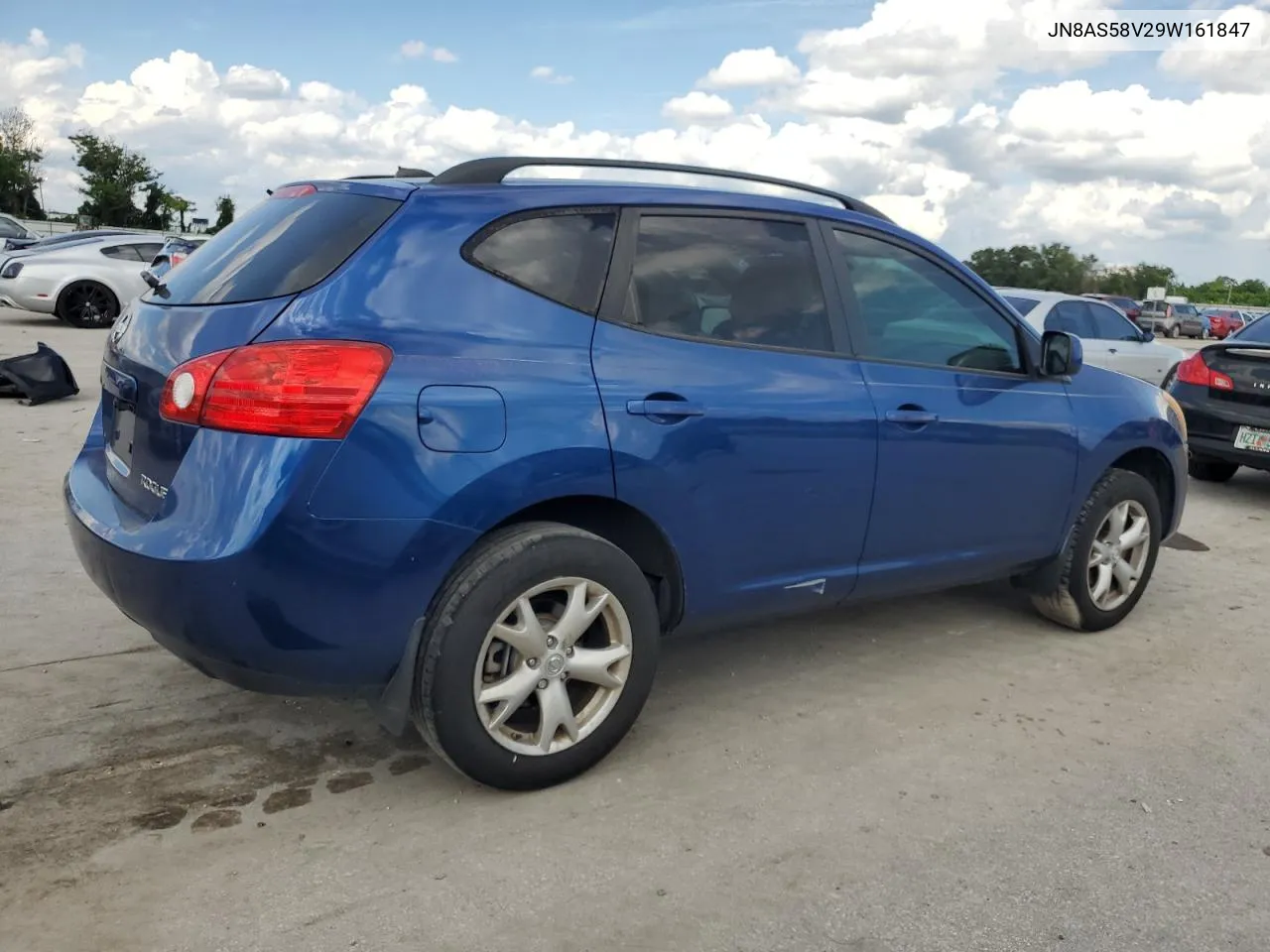 2009 Nissan Rogue S VIN: JN8AS58V29W161847 Lot: 72034044