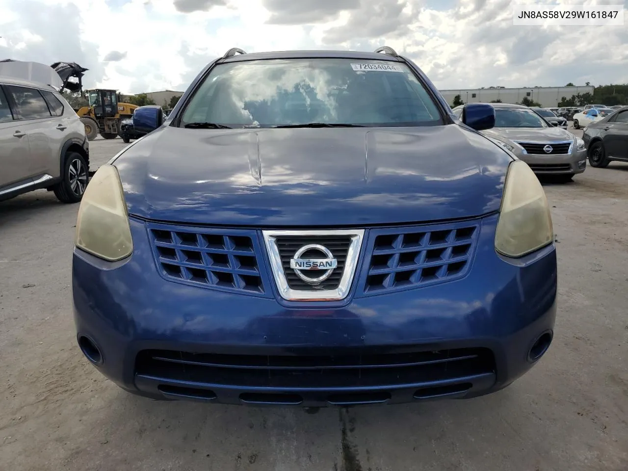 2009 Nissan Rogue S VIN: JN8AS58V29W161847 Lot: 72034044