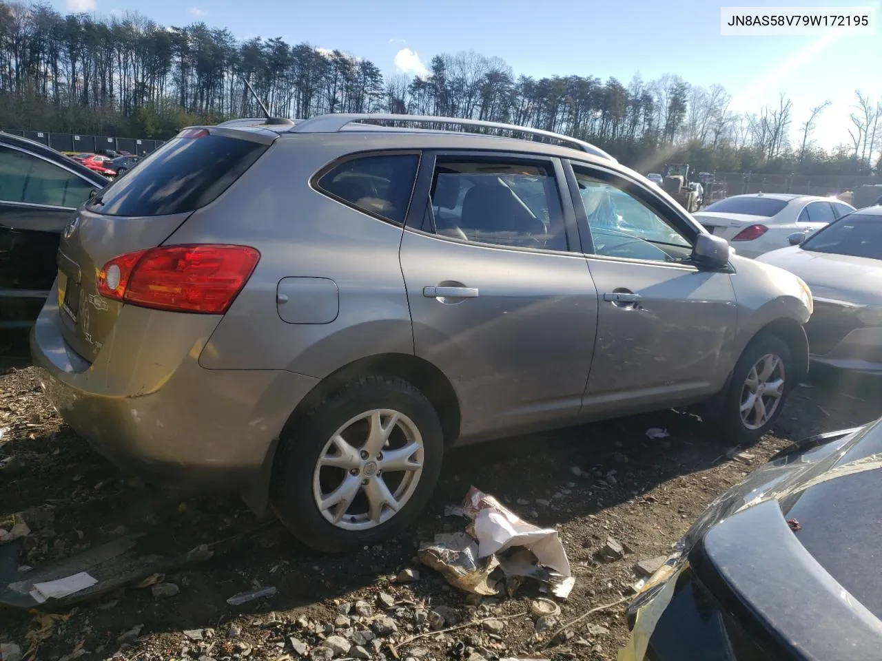 2009 Nissan Rogue S VIN: JN8AS58V79W172195 Lot: 72579594