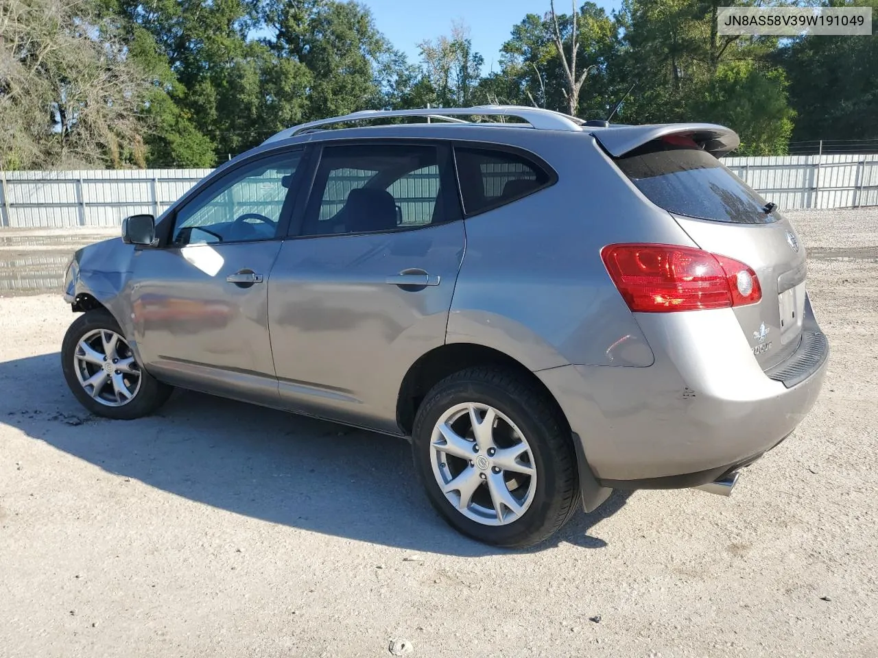 2009 Nissan Rogue S VIN: JN8AS58V39W191049 Lot: 72819084