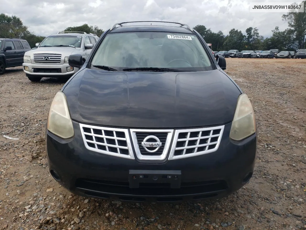 2009 Nissan Rogue S VIN: JN8AS58V09W183667 Lot: 73462864