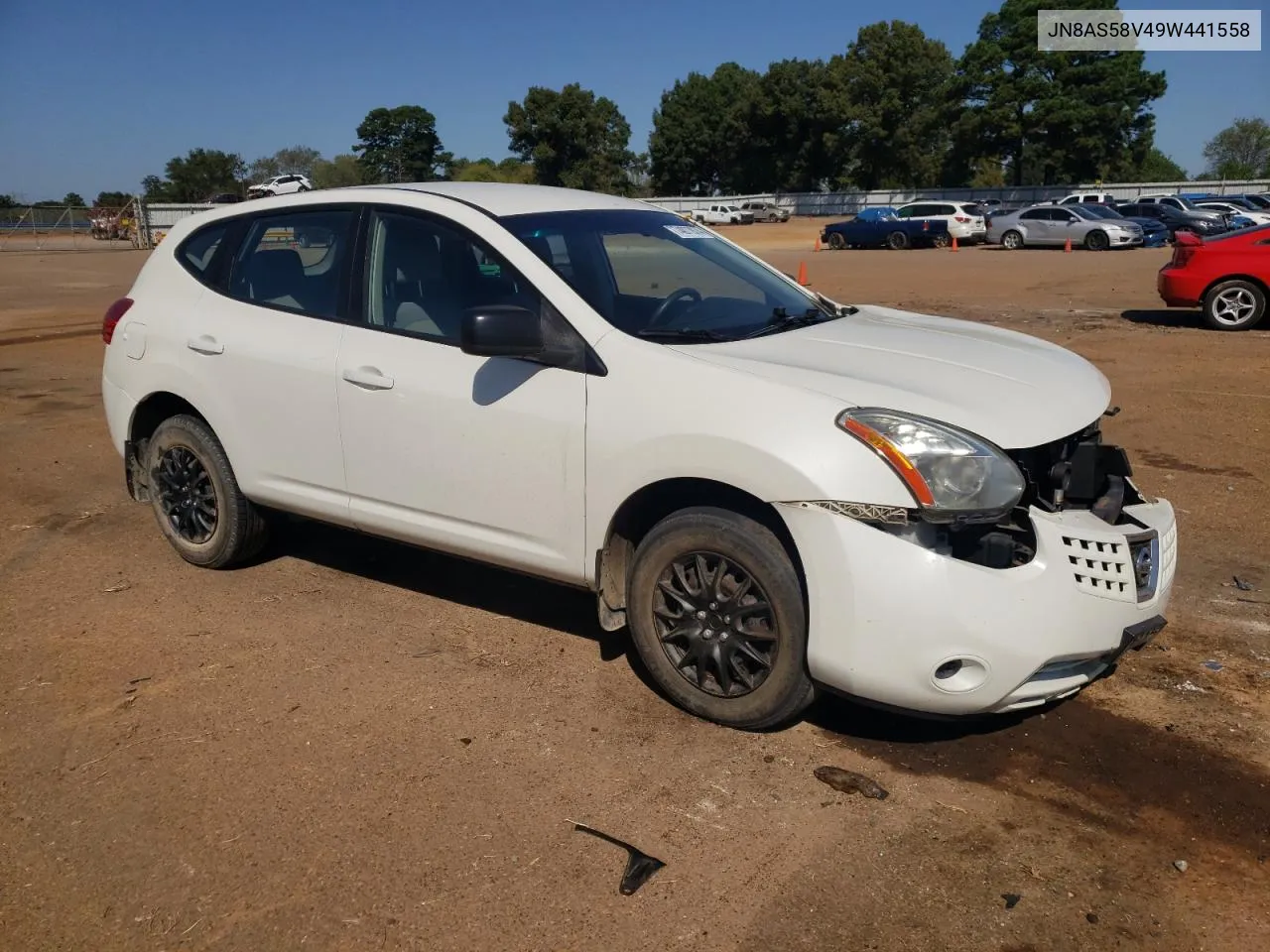 2009 Nissan Rogue S VIN: JN8AS58V49W441558 Lot: 74077974