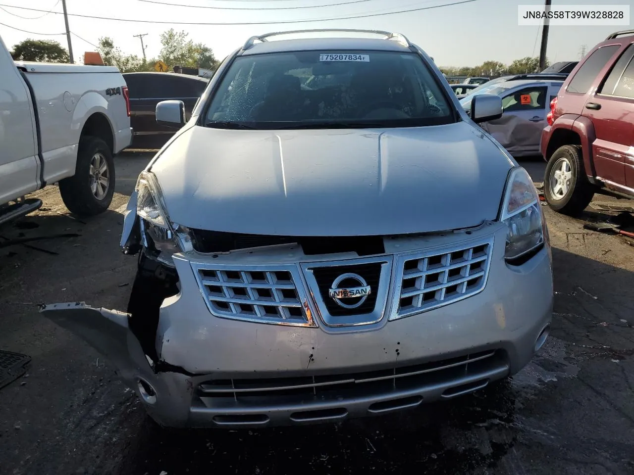 2009 Nissan Rogue S VIN: JN8AS58T39W328828 Lot: 75207834