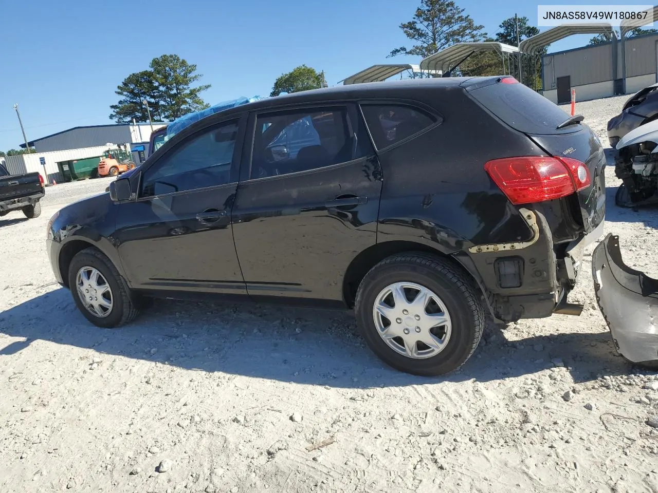 2009 Nissan Rogue S VIN: JN8AS58V49W180867 Lot: 75428494