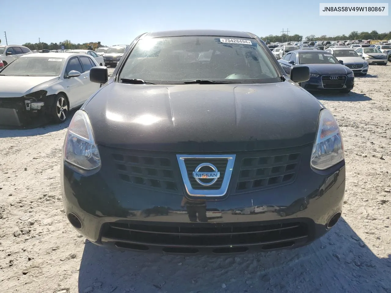 2009 Nissan Rogue S VIN: JN8AS58V49W180867 Lot: 75428494