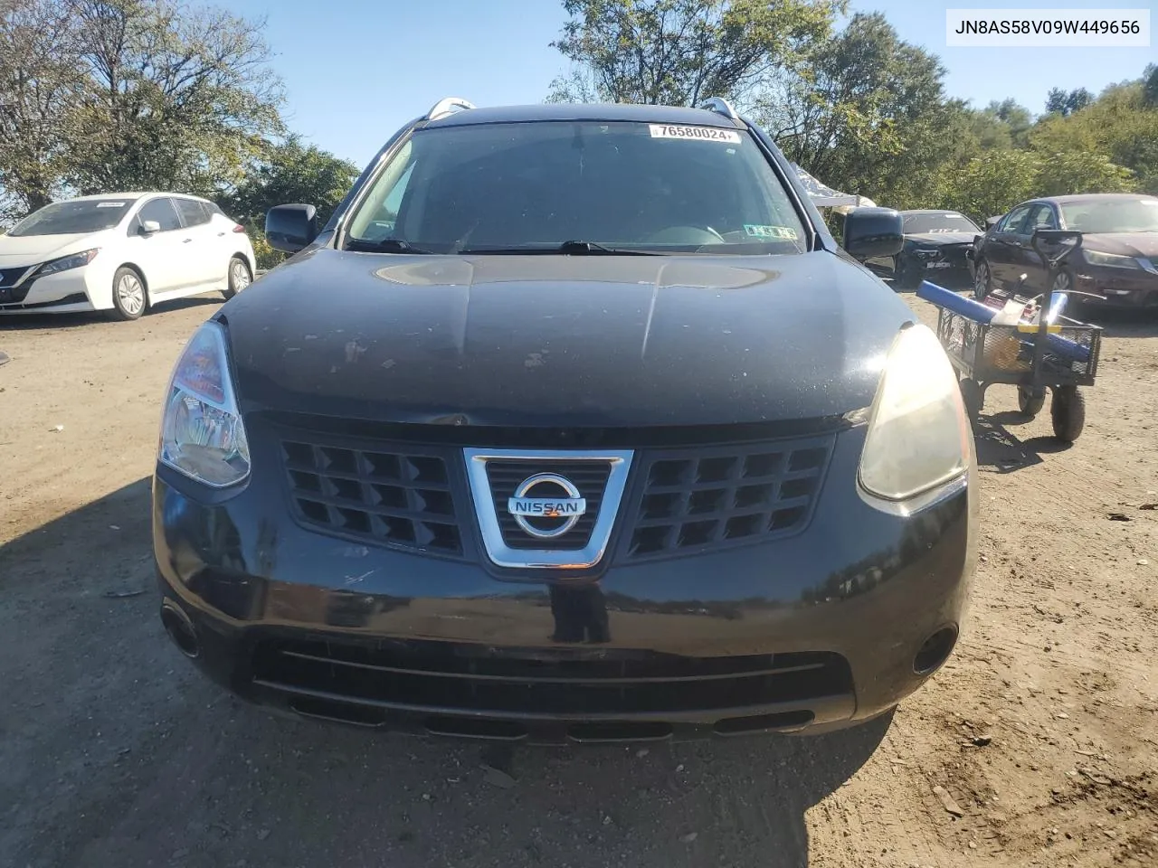 2009 Nissan Rogue S VIN: JN8AS58V09W449656 Lot: 76580024