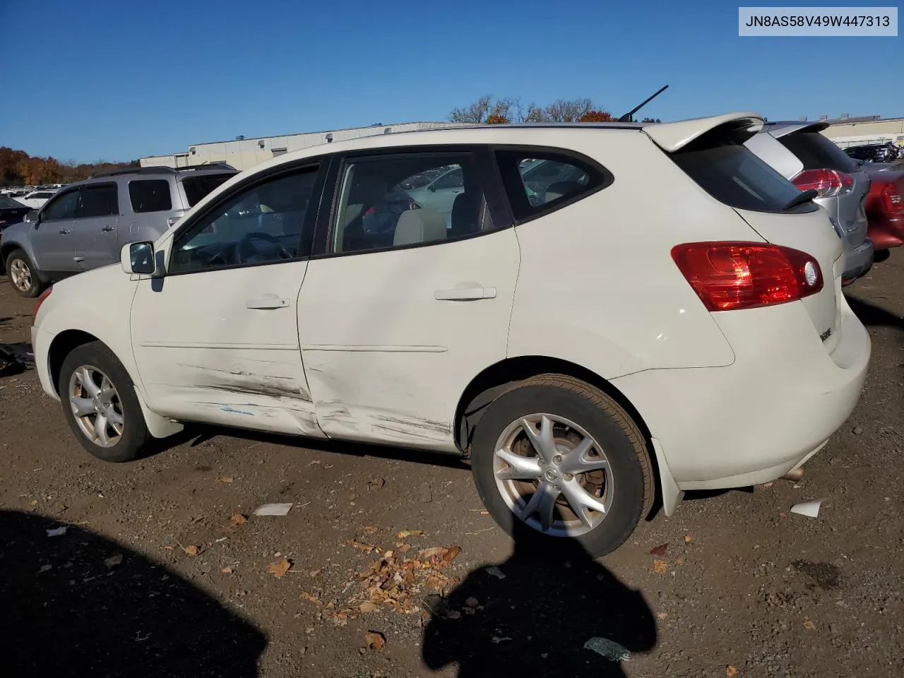 2009 Nissan Rogue S VIN: JN8AS58V49W447313 Lot: 76581164