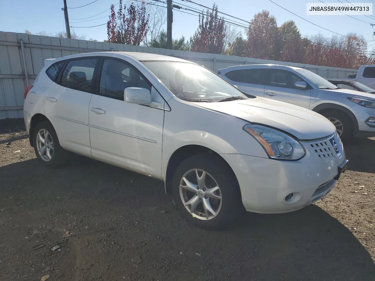 2009 Nissan Rogue S VIN: JN8AS58V49W447313 Lot: 76581164