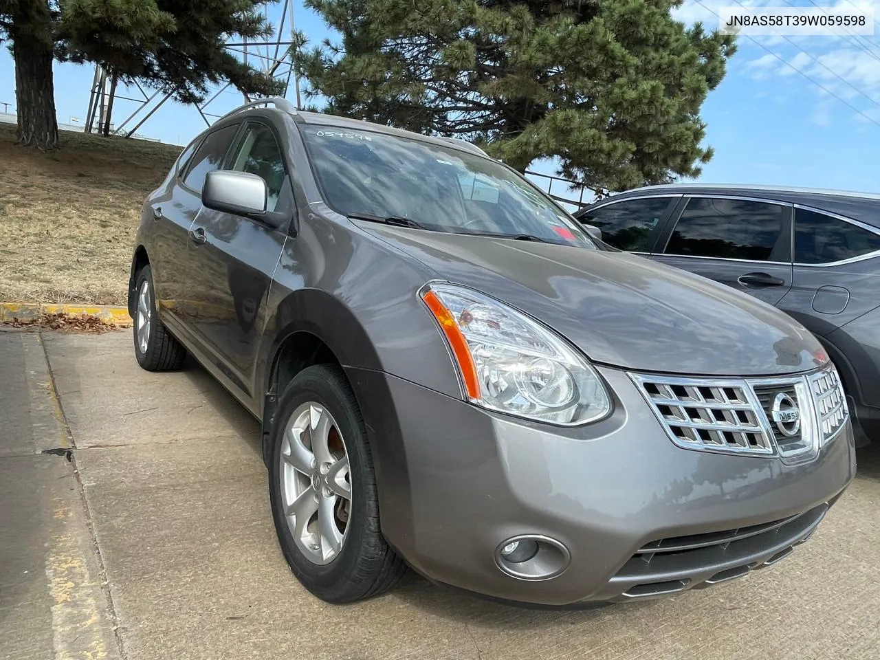 2009 Nissan Rogue S VIN: JN8AS58T39W059598 Lot: 76581394