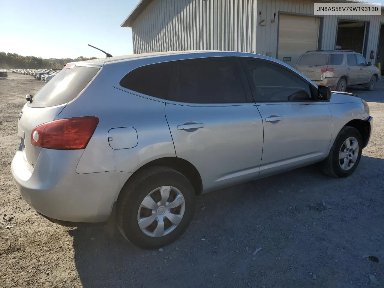 2009 Nissan Rogue S VIN: JN8AS58V79W193130 Lot: 77076064