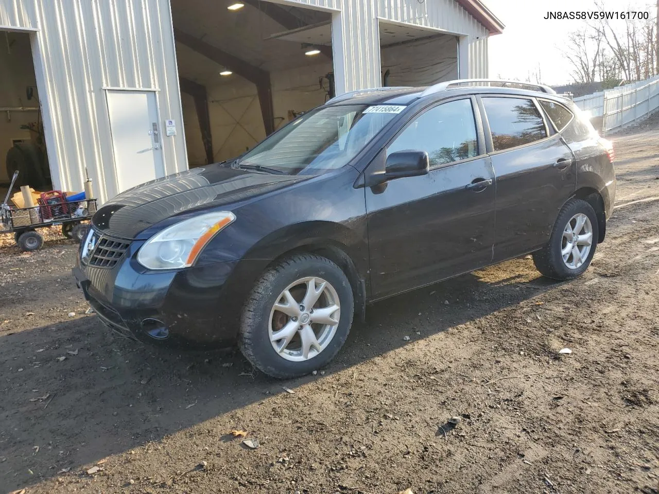 2009 Nissan Rogue S VIN: JN8AS58V59W161700 Lot: 77415864