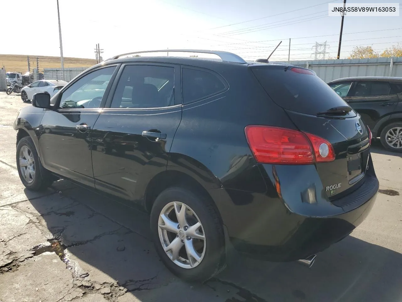 2009 Nissan Rogue S VIN: JN8AS58V89W163053 Lot: 77639084