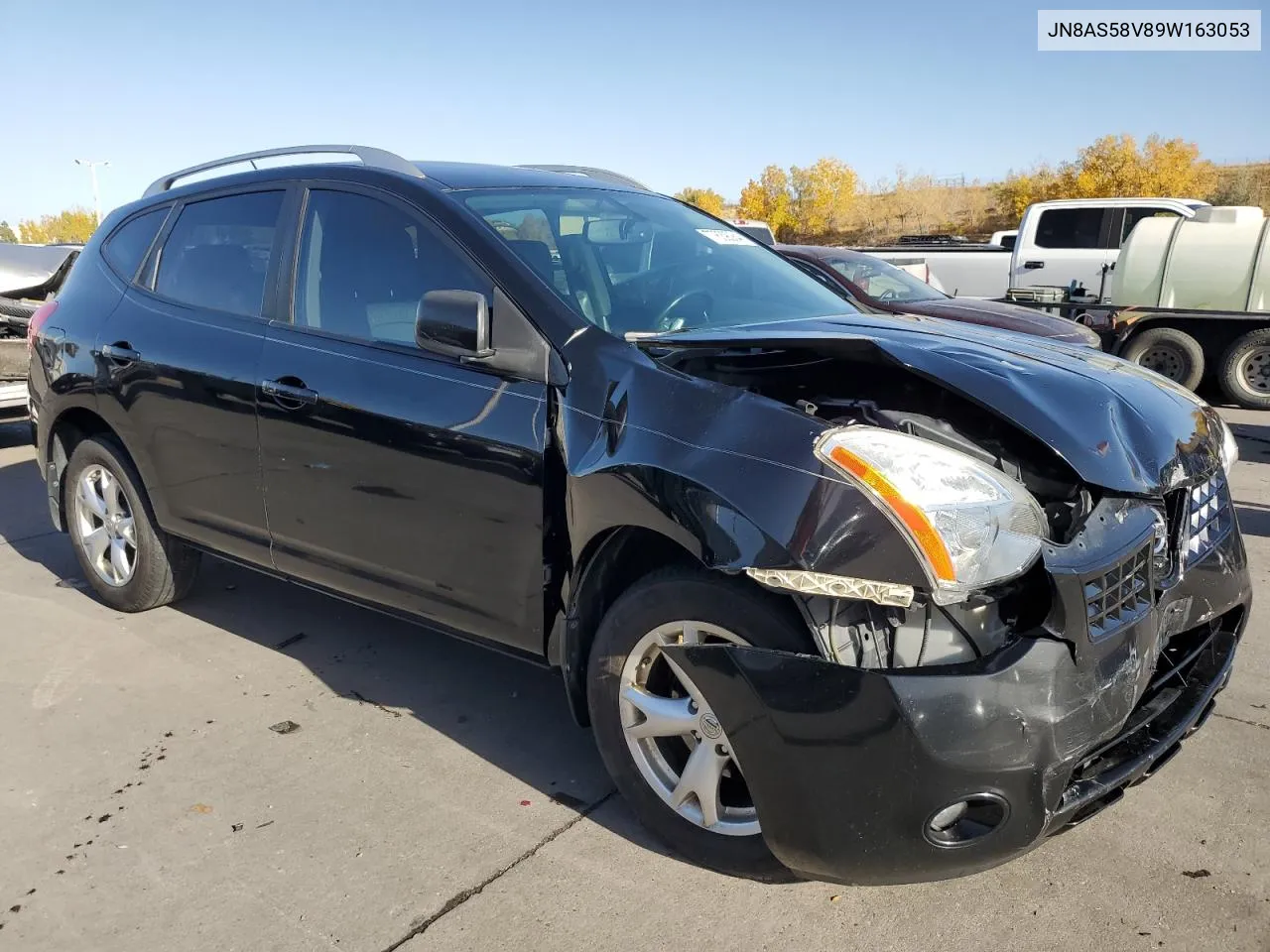 2009 Nissan Rogue S VIN: JN8AS58V89W163053 Lot: 77639084