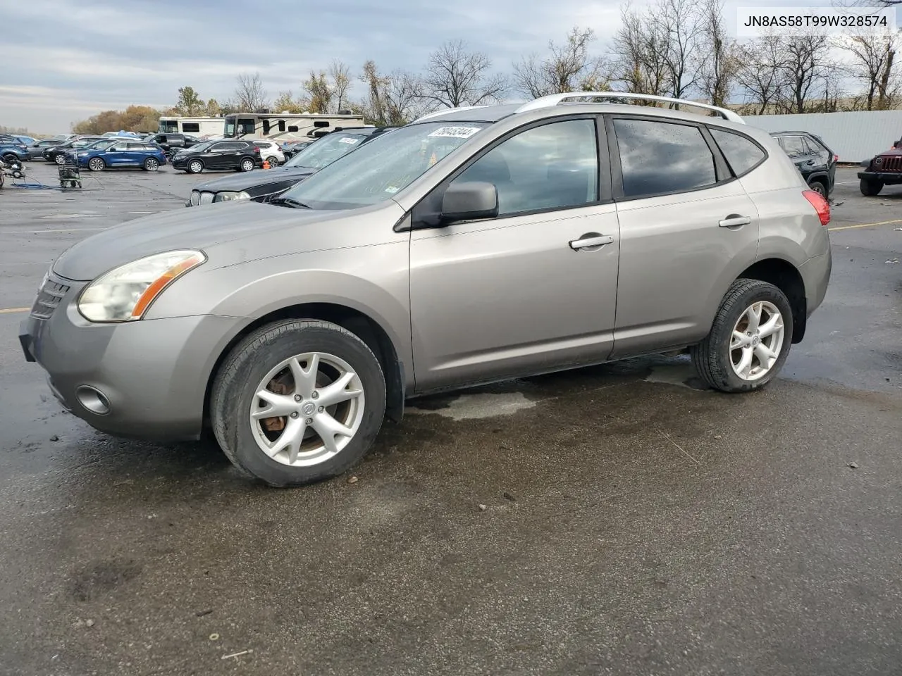 2009 Nissan Rogue S VIN: JN8AS58T99W328574 Lot: 78045344