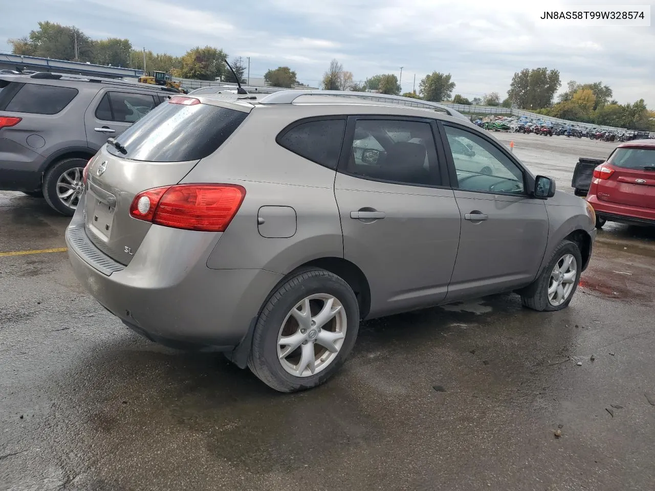 2009 Nissan Rogue S VIN: JN8AS58T99W328574 Lot: 78045344