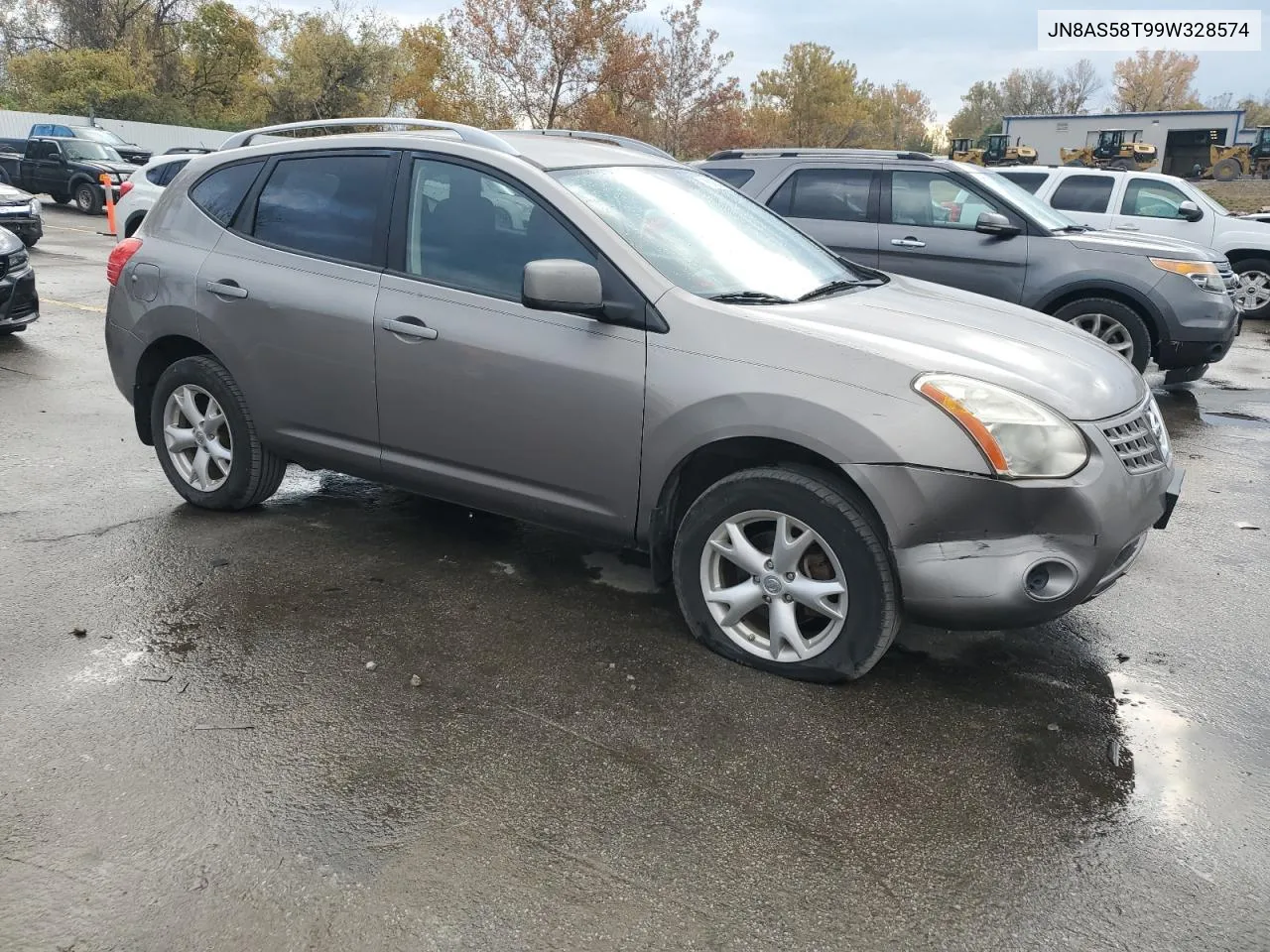 2009 Nissan Rogue S VIN: JN8AS58T99W328574 Lot: 78045344