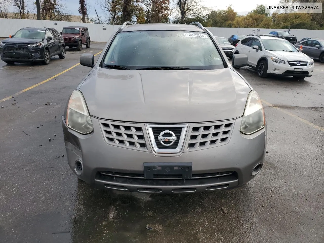 2009 Nissan Rogue S VIN: JN8AS58T99W328574 Lot: 78045344