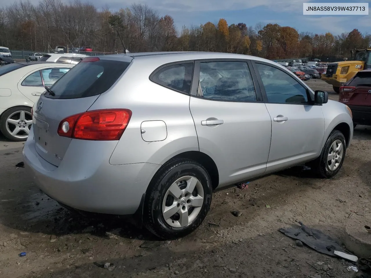 2009 Nissan Rogue S VIN: JN8AS58V39W437713 Lot: 78047394