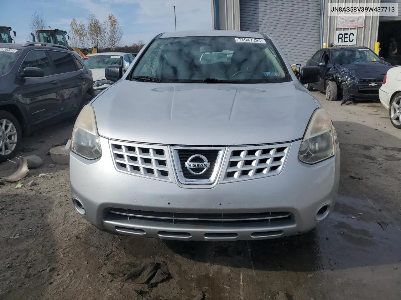 2009 Nissan Rogue S VIN: JN8AS58V39W437713 Lot: 78047394