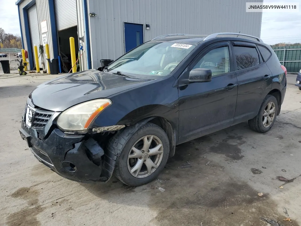 2009 Nissan Rogue S VIN: JN8AS58V99W441118 Lot: 78509104