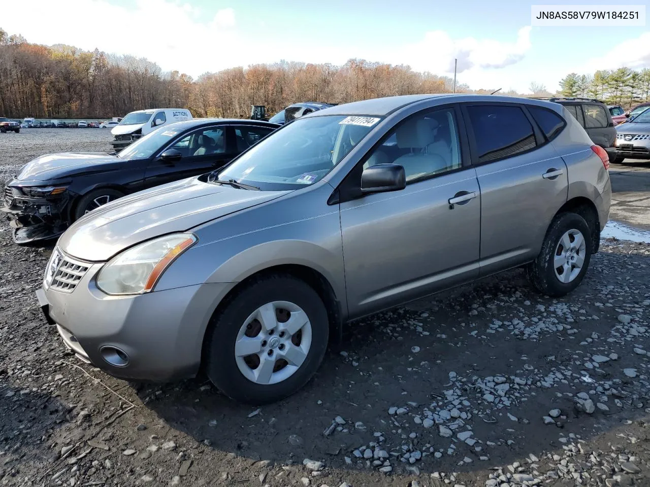 2009 Nissan Rogue S VIN: JN8AS58V79W184251 Lot: 79417794