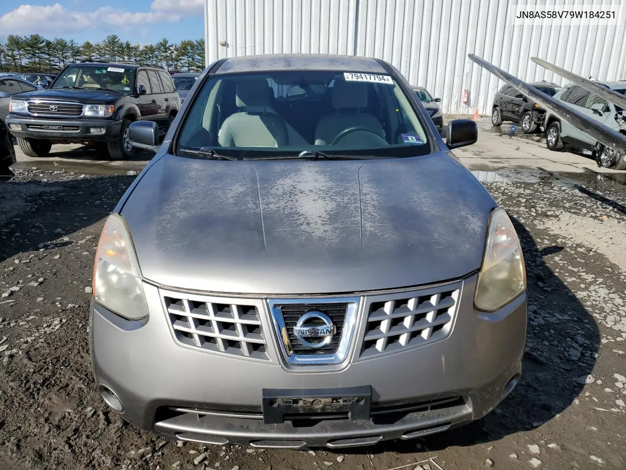 2009 Nissan Rogue S VIN: JN8AS58V79W184251 Lot: 79417794