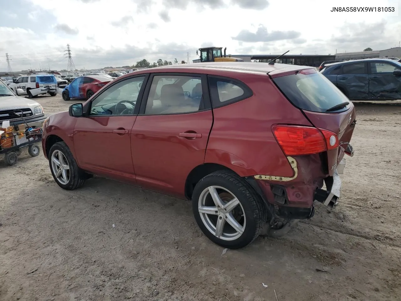 2009 Nissan Rogue S VIN: JN8AS58VX9W181053 Lot: 79650444