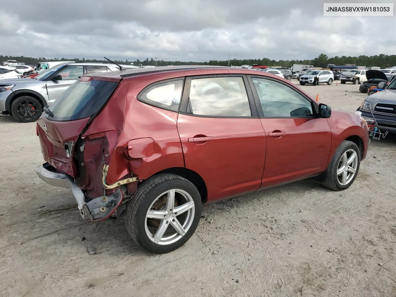 2009 Nissan Rogue S VIN: JN8AS58VX9W181053 Lot: 79650444