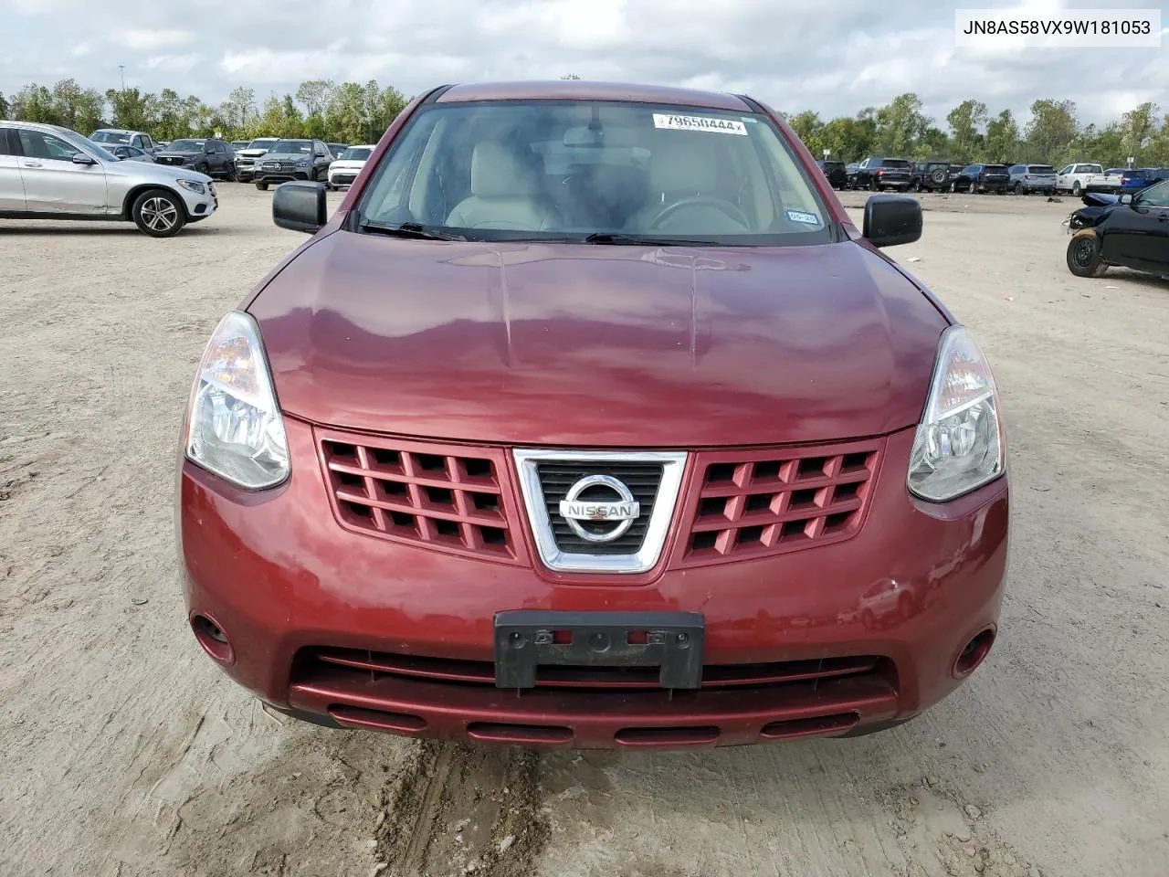 2009 Nissan Rogue S VIN: JN8AS58VX9W181053 Lot: 79650444