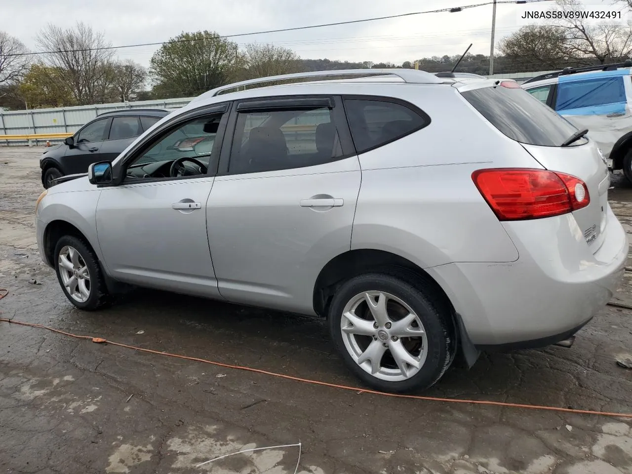 2009 Nissan Rogue S VIN: JN8AS58V89W432491 Lot: 81143534