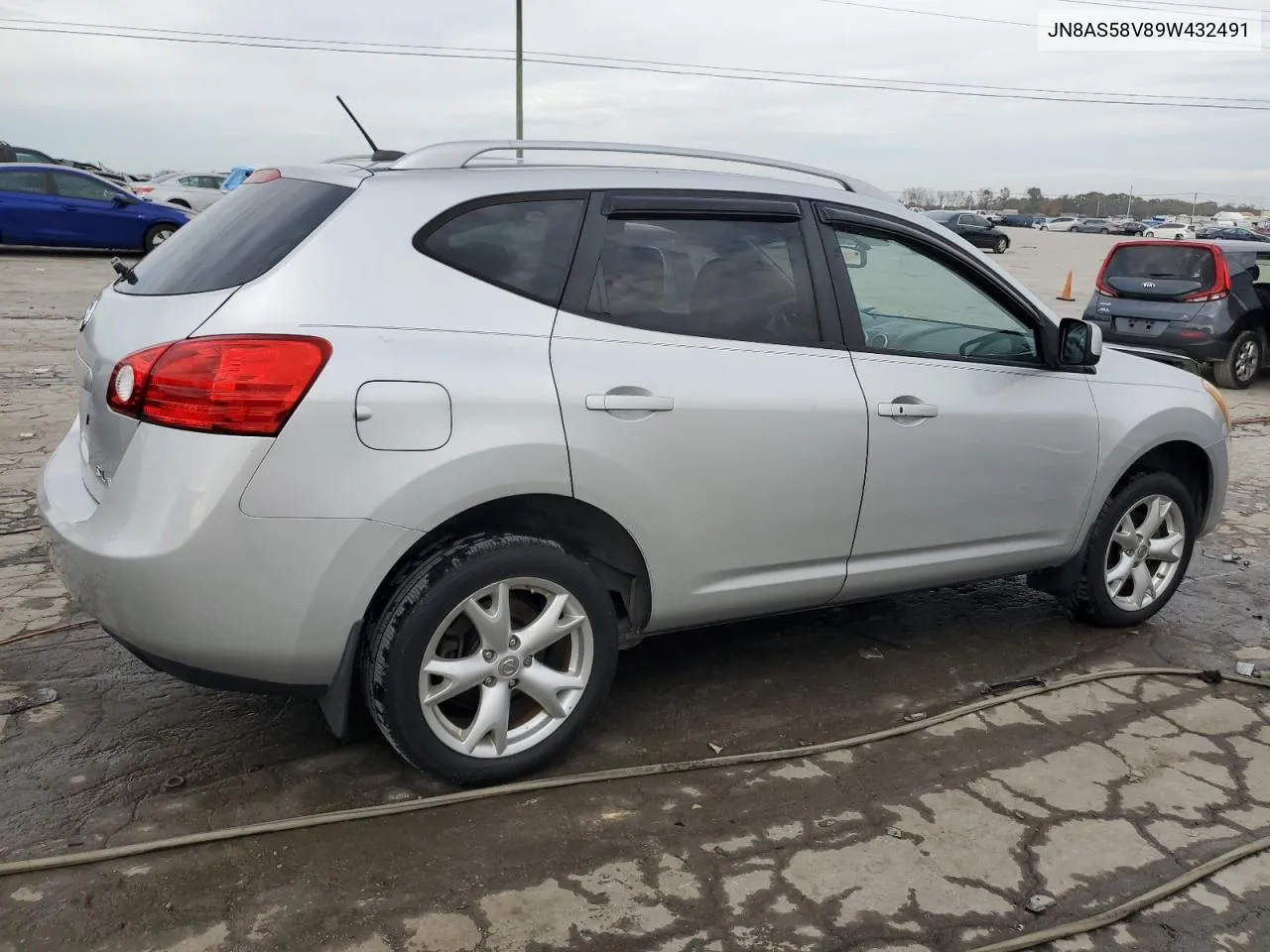 2009 Nissan Rogue S VIN: JN8AS58V89W432491 Lot: 81143534