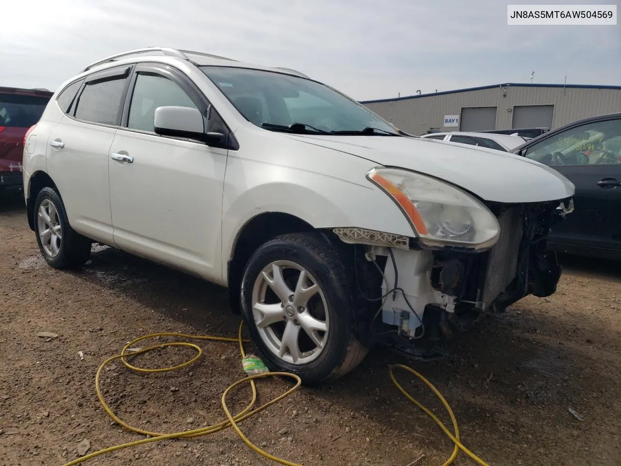 2010 Nissan Rogue S VIN: JN8AS5MT6AW504569 Lot: 54786294