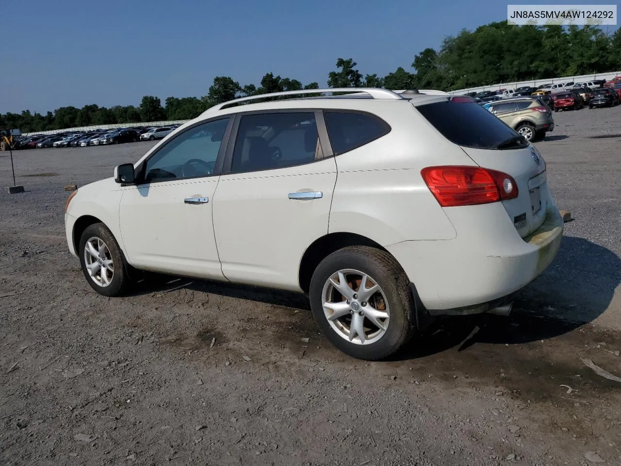 2010 Nissan Rogue S VIN: JN8AS5MV4AW124292 Lot: 59150344