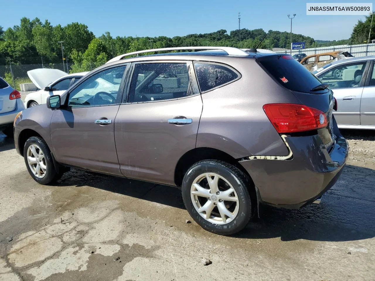 2010 Nissan Rogue S VIN: JN8AS5MT6AW500893 Lot: 61113074