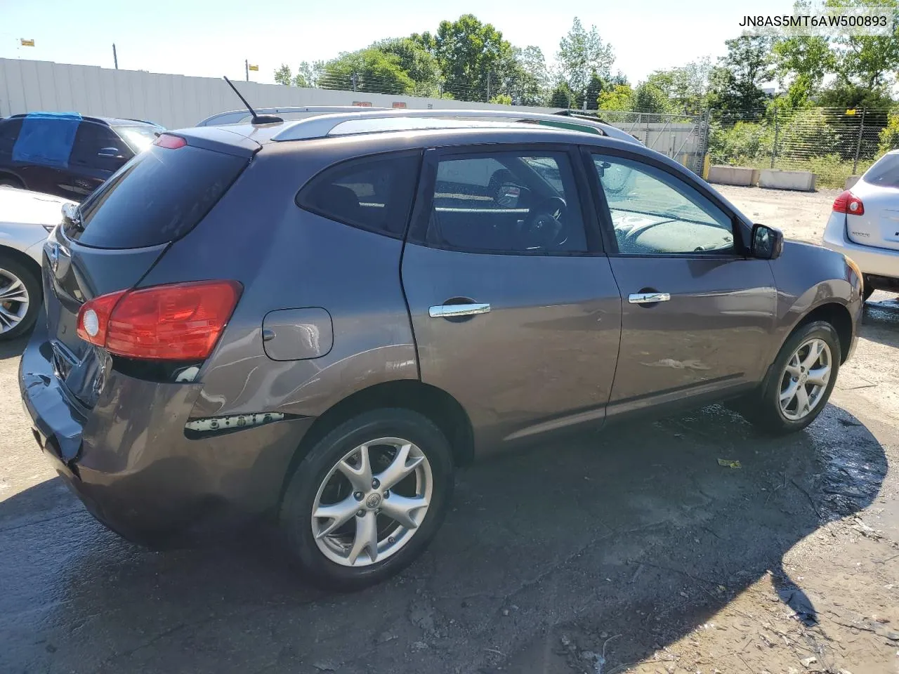 2010 Nissan Rogue S VIN: JN8AS5MT6AW500893 Lot: 61113074