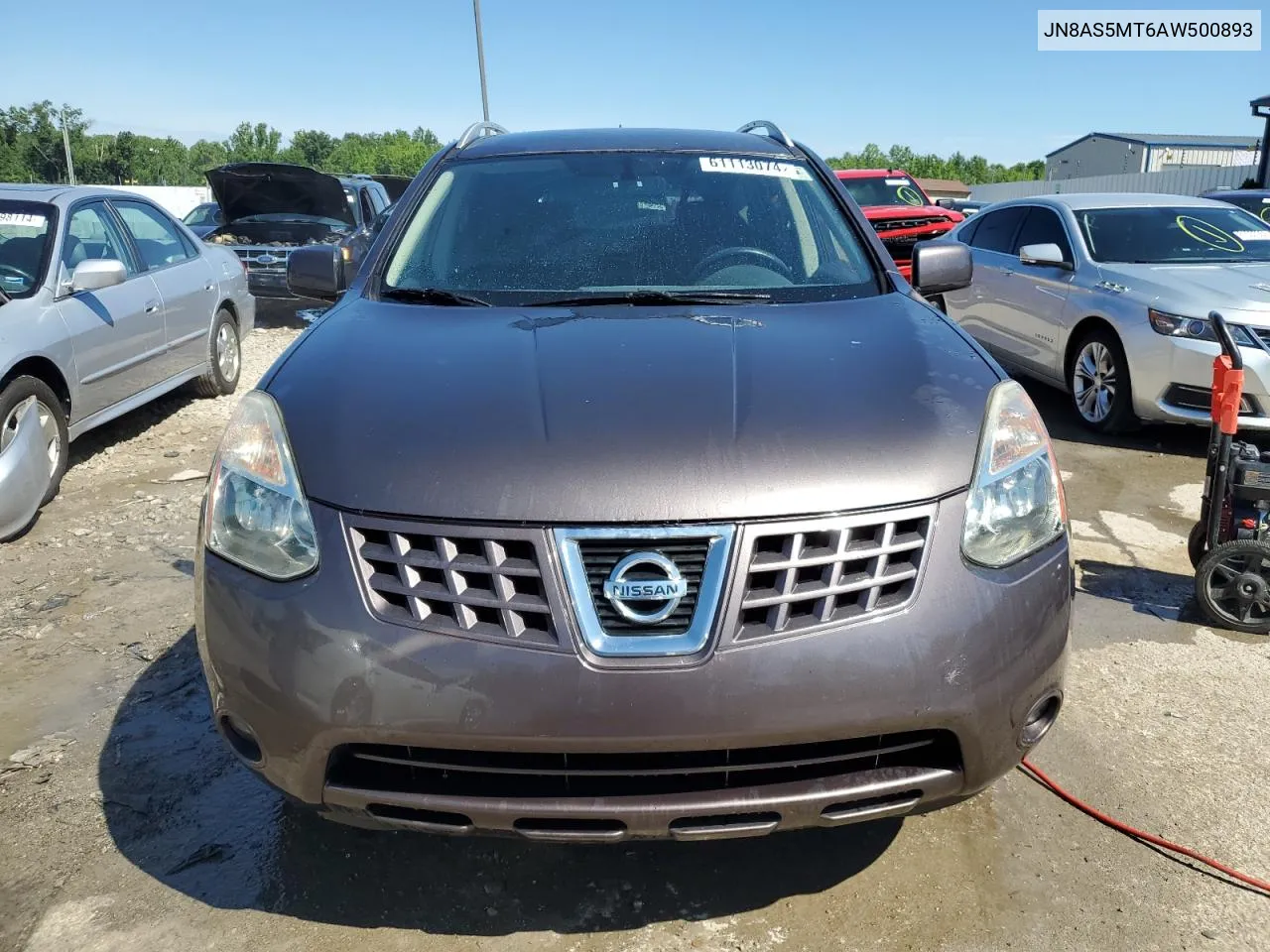 2010 Nissan Rogue S VIN: JN8AS5MT6AW500893 Lot: 61113074