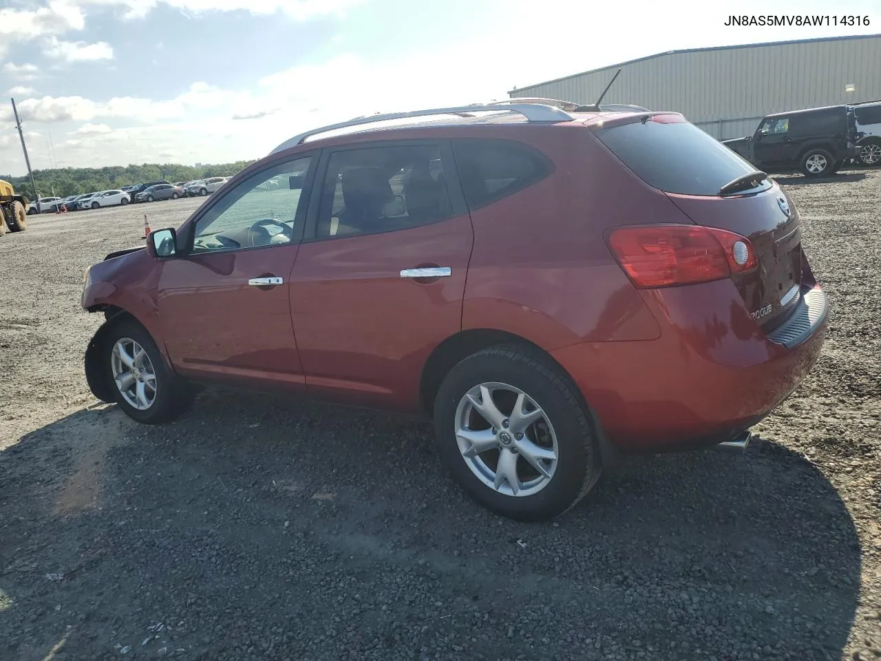 2010 Nissan Rogue S VIN: JN8AS5MV8AW114316 Lot: 61380874