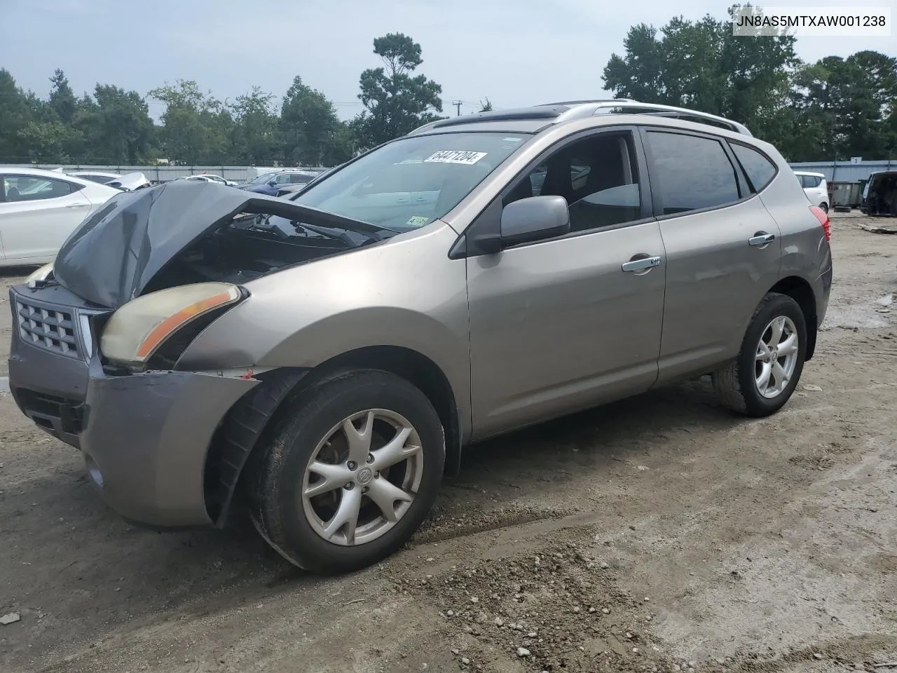 2010 Nissan Rogue S VIN: JN8AS5MTXAW001238 Lot: 64471204