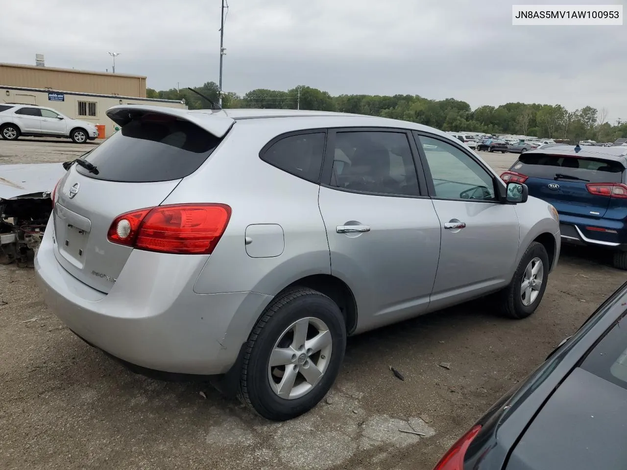 2010 Nissan Rogue S VIN: JN8AS5MV1AW100953 Lot: 68508114