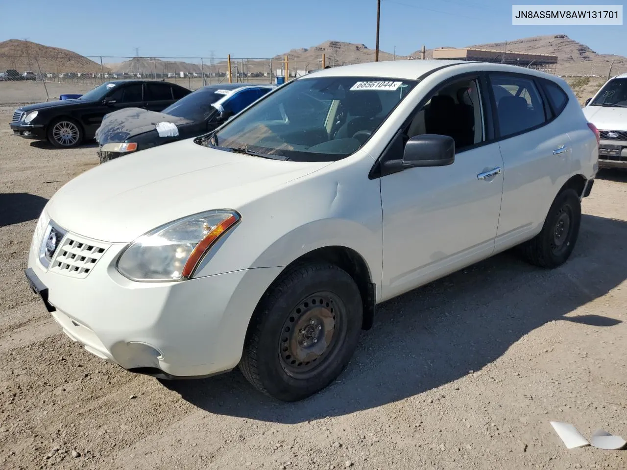 2010 Nissan Rogue S VIN: JN8AS5MV8AW131701 Lot: 68561044