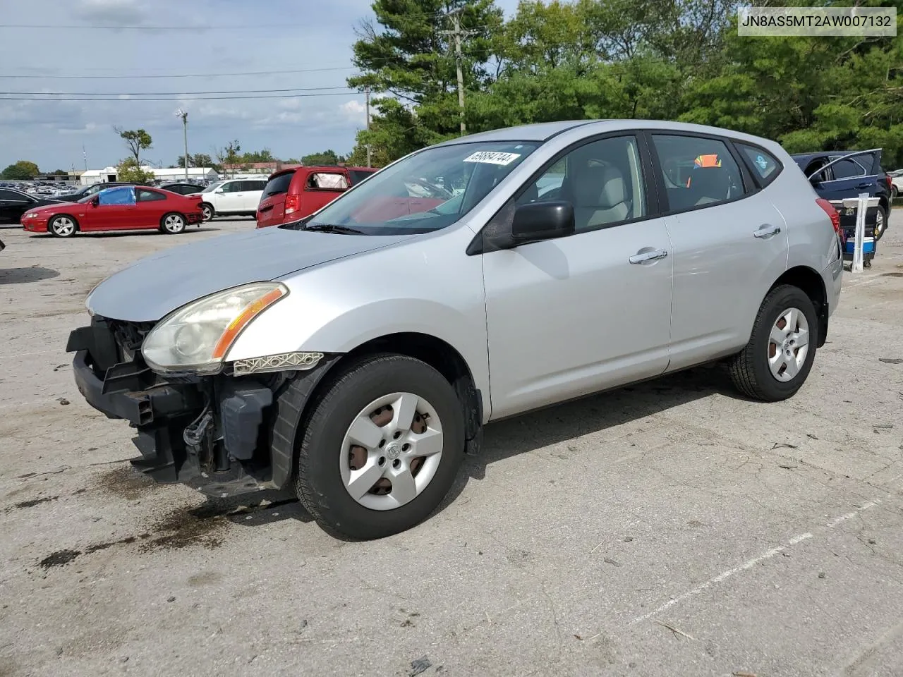 2010 Nissan Rogue S VIN: JN8AS5MT2AW007132 Lot: 69884744