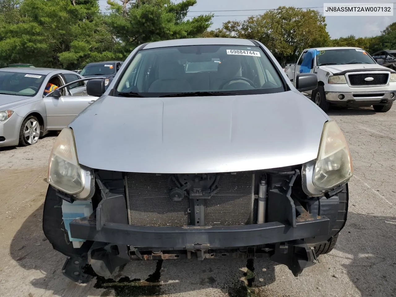 2010 Nissan Rogue S VIN: JN8AS5MT2AW007132 Lot: 69884744