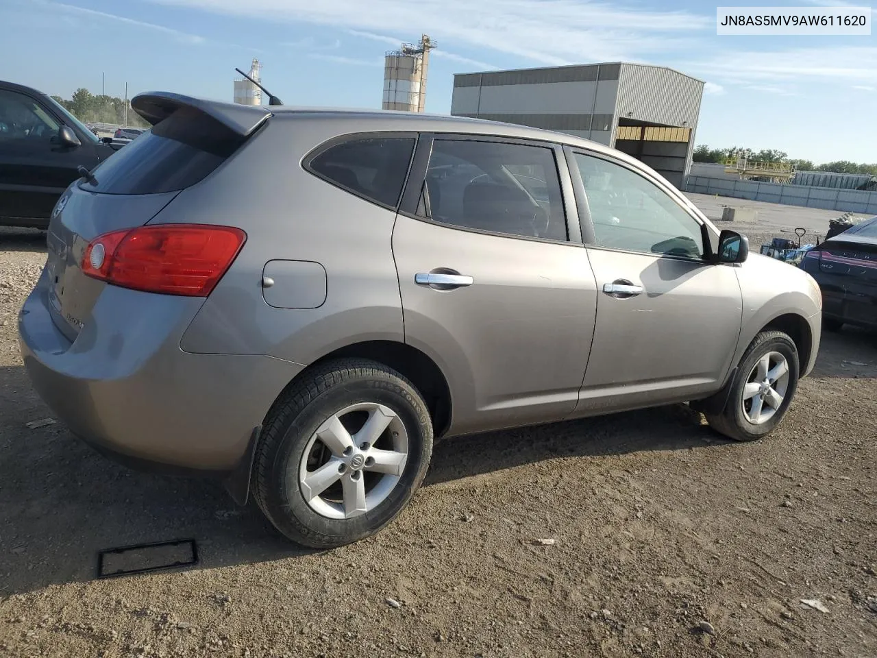 2010 Nissan Rogue S VIN: JN8AS5MV9AW611620 Lot: 69958854