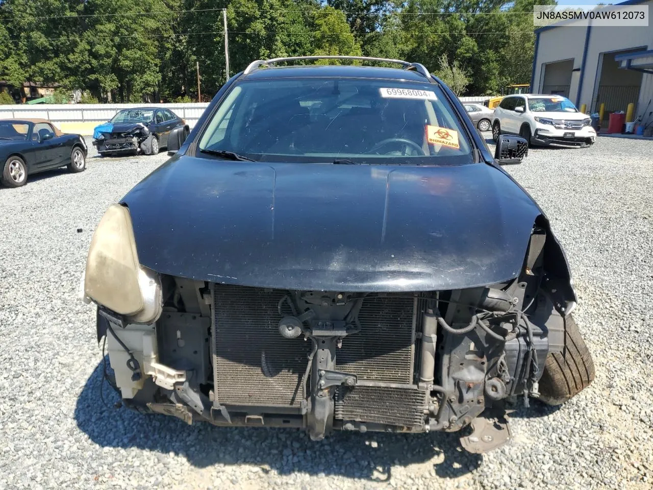 2010 Nissan Rogue S VIN: JN8AS5MV0AW612073 Lot: 69968004