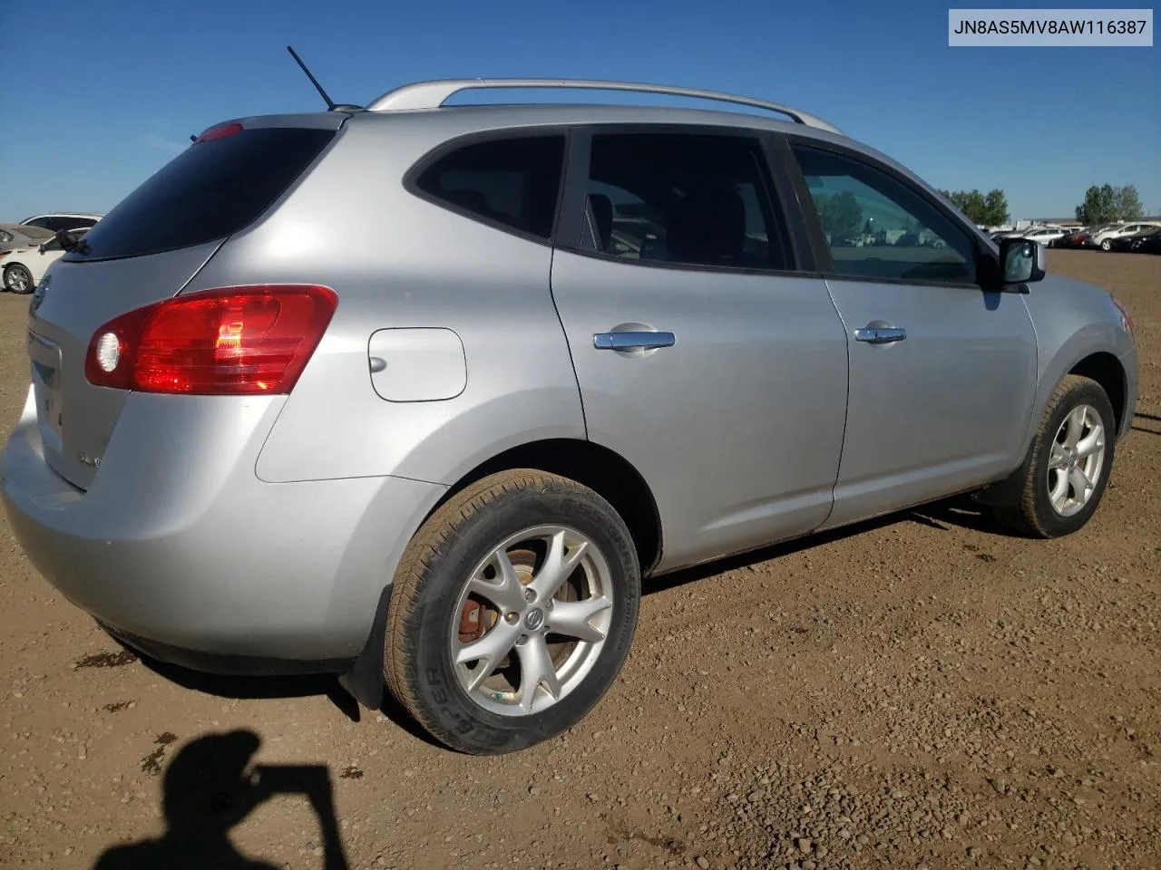 2010 Nissan Rogue S VIN: JN8AS5MV8AW116387 Lot: 70820074