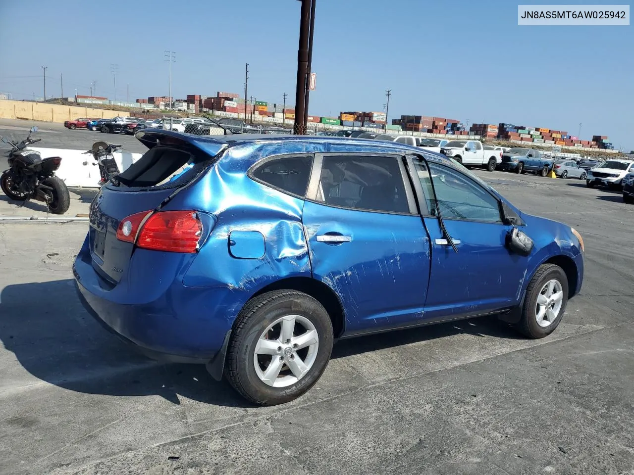 2010 Nissan Rogue S VIN: JN8AS5MT6AW025942 Lot: 71534874