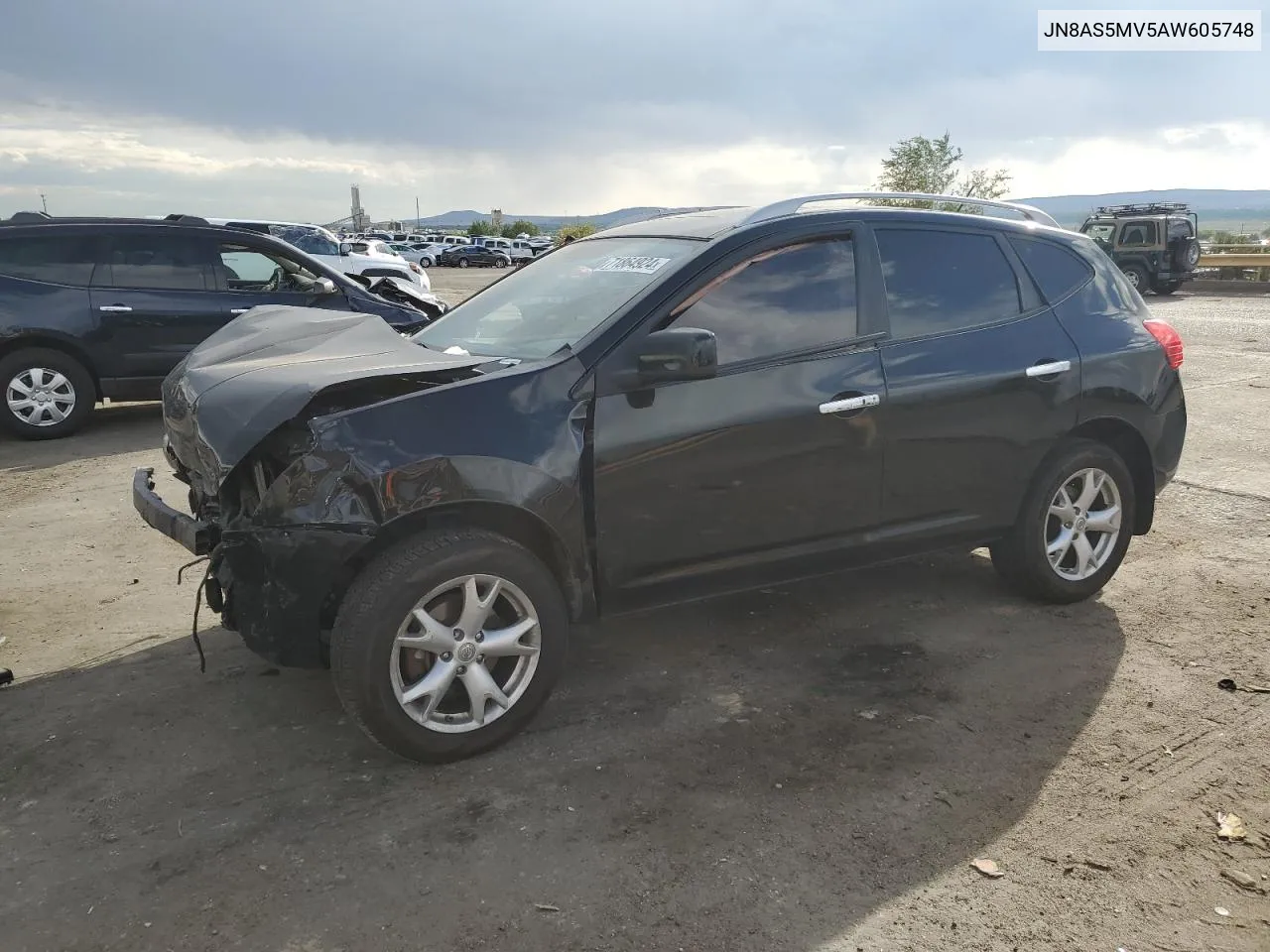 2010 Nissan Rogue S VIN: JN8AS5MV5AW605748 Lot: 71864924