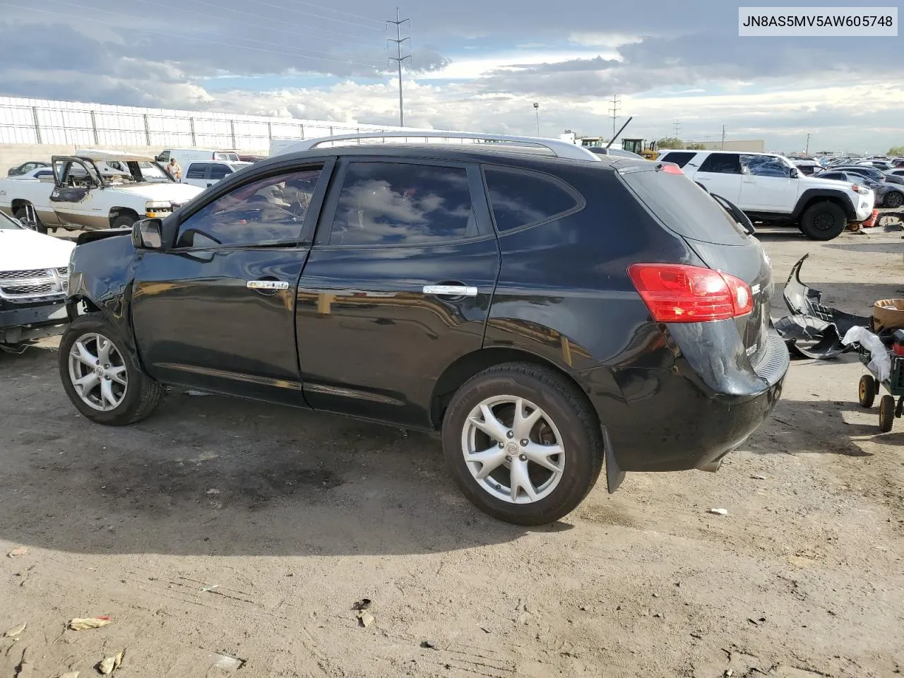 2010 Nissan Rogue S VIN: JN8AS5MV5AW605748 Lot: 71864924